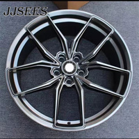 JJSEES Jantes Super Concaves Polies à Lèvre Profonde 5x120 PCD 5x114.3 PCD 5x112 PCD 17 18 19 20 Pouces pour BMW GTR C8 Audi