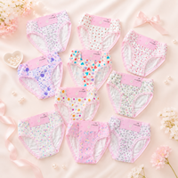 Culottes pour enfants en coton en gros, motifs floraux variés, culottes triangulaires fantaisie pour bébés filles, sous-vêtements pour enfants