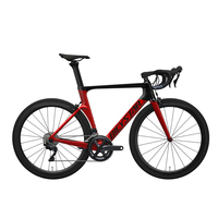 Meilleure Vente Cadre de Vélo de Route en Fibre de Carbone pour Hommes, Vélo de Sport avec Pneus de Route et Roues de Bici Da Corsa