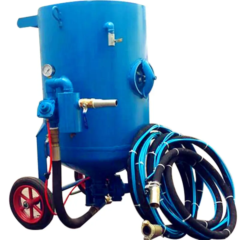 Wet Type Blasting and Dust Free Cleaning Machine Diesel Gun Customized Bead Glass Power Building Tank Gal