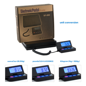 Mini balance LCD Portable, 50kg, 2g, plate-forme pour peser les <span class=keywords><strong>colis</strong></span>, emballage électronique, nouveauté - Product Image 4