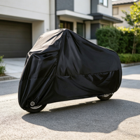 Housse de moto pour toutes les saisons, imperméable, anti-poussière, anti-UV, tissu pour toutes les saisons, personnalisation possible