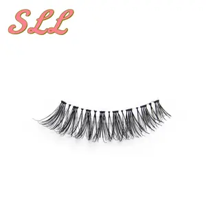 High Quality Full Strip Lashes Premium Popular Faux Mink Eye Lashes Wispy Handmade Natural 3D 5D Volume Faux Mink Lashes