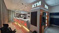 Machine automatique d'échange de devises avec logiciel hors ligne pour les aéroports et les banques