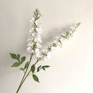 ดอกไม้ประดิษฐ์ JA-32 Kikis Datura Hyacinth Larkspur แบบ 2 แฉก สำหรับตกแต่งทางเดินงานแต่งงาน โรงแรม ห้องนั่งเล่น ถ่ายภาพกลางแจ้ง สีม่วง - Product Image 2