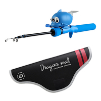 Kit de canne à pêche télescopique mini 1,2 m, cannes à pêche en mer, kit de cannes et moulinets pour eau salée, ensemble complet d'accessoires de pêche en mer