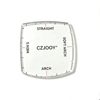 Règle de traçage des lèvres en acrylique transparent pour maquillage permanent, pochoir de traçage des sourcils, outil de modelage, outil de conception des lèvres, outil PMU Microblading