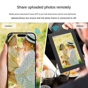 DONGYU 10.1 Inch Smart Cloud WiFi Digital Photo Frame Touch Electronic Album Automatic Loop Player Plays AVI <strong>Video</strong> Plastic - Product Image 4