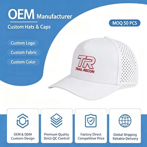 Gorra de Béisbol de Alta Calidad, 7 Paneles, Visera Plana, Malla de Poliéster, Cierre a Presión, Impermeable, Bordado 3D, Unisex, Estilo Vintage, Casual Urbano - Product Image 1