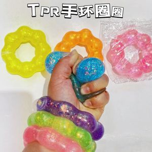 Bracelet de décompression en caoutchouc souple TPR en forme de donut, jouet anti-stress populaire sur TikTok, guirlande musicale à pincer - Product Image 5