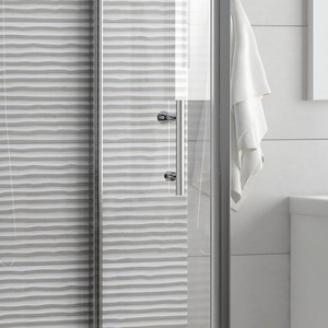 Box Doccia Rettangolare Senza Telaio Kamalu K2800AS2 con Cerniere su Tre Lati, 70x85x70, in Vetro Trasparente, con Struttura in Alluminio, per Bagno Turco - Product Image 5