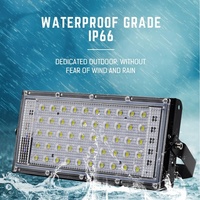 Nouveau Étanche IP65 extérieur vert bleu rouge a mené des lumières d'inondation 50w projecteur