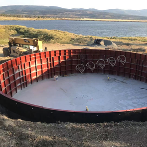 Coffrage circulaire en acier DTY Q235 Zhong Ren Tianjin pour la construction de piscines et de réservoirs de boues, épaisseur 3-6 mm, livraison rapide - Product Image 6