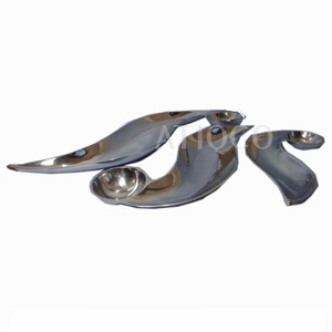 ชุดจานผลไม้อลูมิเนียมเงางามมีสไตล์ถาดใส่อาหารอัจฉริยะปลอดภัยทันสมัยตัวเลือกของขวัญที่ยอดเยี่ยม - Product Image 1