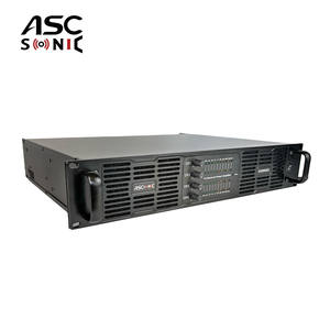 ASCSONIC D20000Q 4チャンネル クラスD 2000W 4オーム メタルオーディオパワーアンプ（20Hz-20KHz周波数特性、サブウーファー用） - Product Image 4