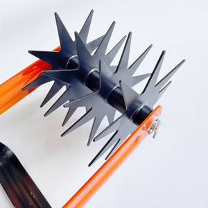 Outil de culture <span class=keywords><strong>rotatif</strong></span>, motobineuse manuelle réglable pour jardin avec manche en acier inoxydable, désherbeur, broyeur de terre - Product Image 2