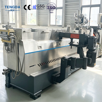 Granulateur à double vis PA, extrudeuses de plastique PE, machine de fabrication de granulés de plastique PET, machine de recyclage de plastique PP