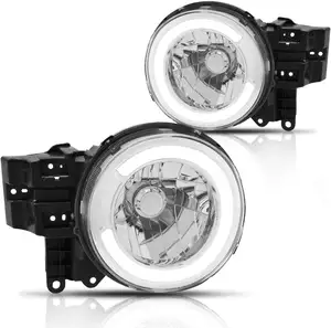 HW OFFROAD Scheinwerfer upgrade schwarzer Rauchscheinwerfer led upgrade für Toyota FJ Cruiser 2007-2017