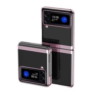 Funda galvanizada para Samsung Galaxy Z <span class=keywords><strong>Fold</strong></span> <span class=keywords><strong>4</strong></span>, para Galaxy Z Flip <span class=keywords><strong>4</strong></span>/Flip 5 Funda transparente - Product Image 1