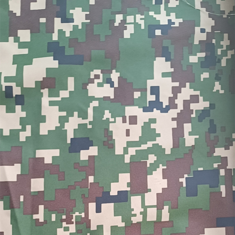 China Ripstop Woven Camouflage Print Oxford Nylon 210D Pu Coated UPF50+ Waterproof Uniform Hammock Fabric