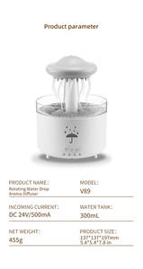 Humidificateur d'air à ultrasons à brume froide pour chambre de bébé, veilleuse, diffuseur d'aromathérapie sûr, <span class=keywords><strong>fonctionnement</strong></span> silencieux, facile à nettoyer - Product Image 6