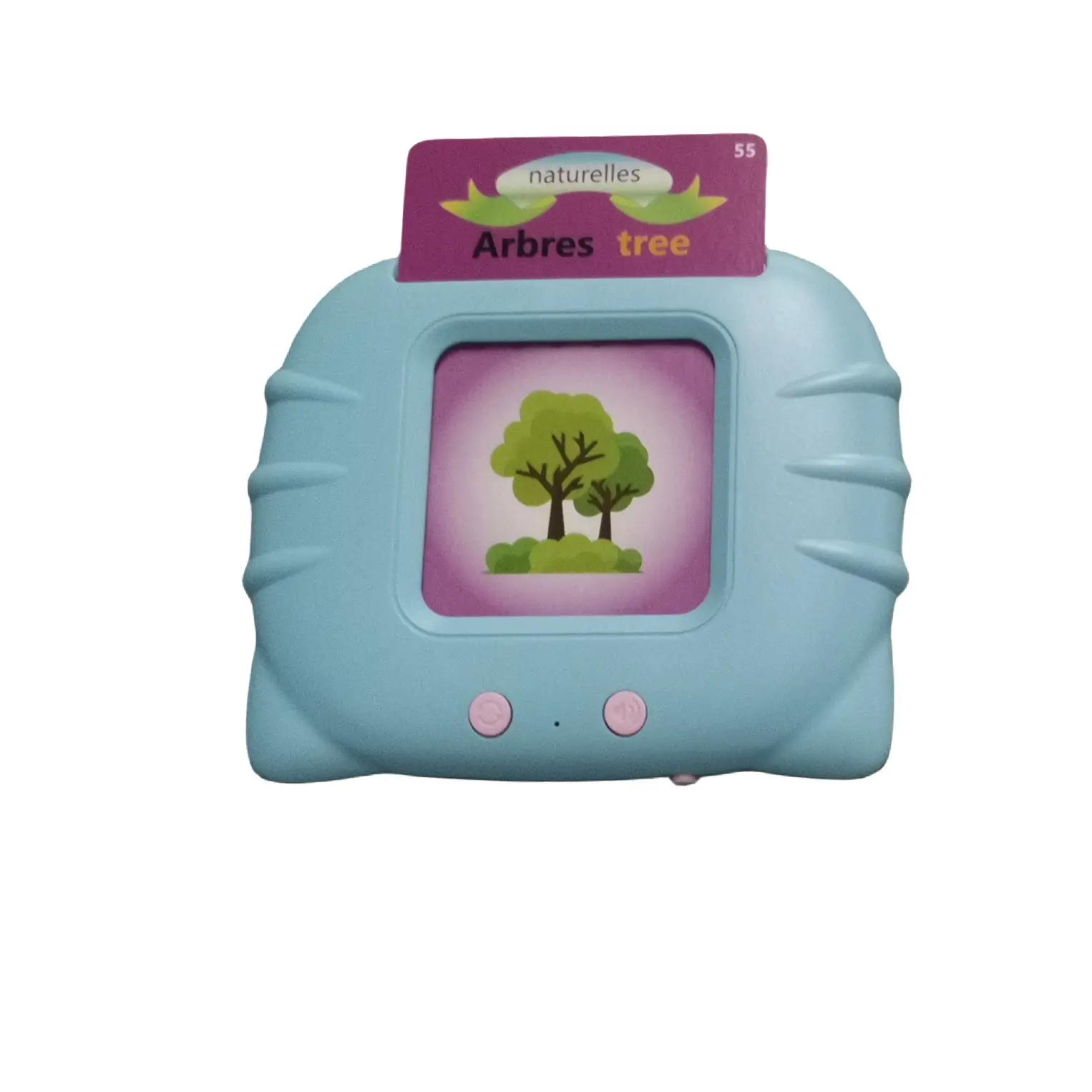 Portatile Francese Inglese a doppia lingua per bambini che parlano flash card reader macchina giocattoli educativi per l'apprendimento dei bambini