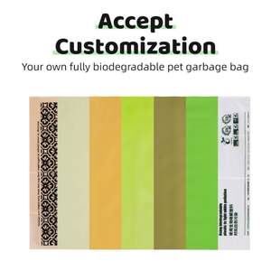 Eco-Friendly <b>Biodegradable</b> Trash <b>Bag</b> Thick Material Leak-Proof Design Strong Odor Control for All Waste Pet Waste Disposal - Product Image 5