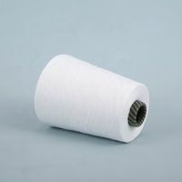 85% Polyester 15% coton 32S/1 anneau filé TC 85/15 fil blanc brut mélangé