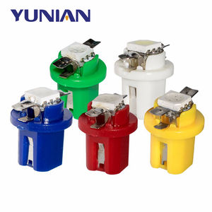 T5 B8.5 B8.5D b8.5d t5 1SMD 5050 एलईडी कार लाइट साधन रोशनी का नेतृत्व किया 1smd बल्ब गेज डैशबोर्ड साइड आंतरिक दीपक - Product Image 1