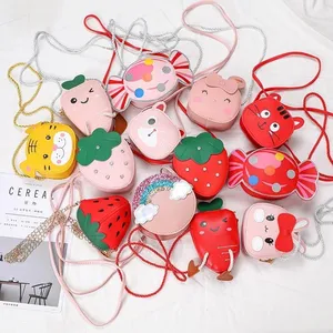 34 Styles Lovely Children's Mini Crossbody Bags Cute Cartoon Animal Coin Purse Handbag Children kids bags for girls