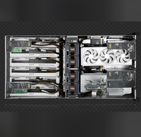 Processeur AMD Epyc Milan Series 6u8 Carte Serveur IA, prend en charge 8 cartes GPU de 600 W double largeur, 3 largeurs, 3,5 largeurs