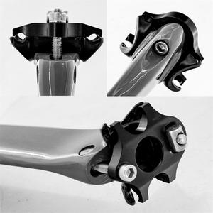 Tiang sadel sepeda serat karbon penuh, pipa kursi pit untuk Pinarello Dogma 0 derajat 340MM - Product Image 5