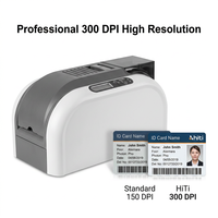Meilleur rapport qualité-prix Imprimante de cartes PVC professionnelle HiTi CS-270e 300x600dpi avec Ethernet pour les petites et moyennes entreprises en stock