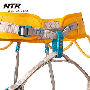 <span class=keywords><strong>Harness</strong></span> Keselamatan Pendakian Gunung Profesional untuk Panjat Tebing dan Rappelling Kapasitas 100kg 4 Loop Tali Pengikat Adjustable Leg Loop - Product Image 5