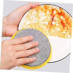 Éponge de nettoyage double face anti-graisse, tampon à récurer épaissi anti-adhérent, brosse de cuisine pour le nettoyage des casseroles, pour Magic Wipe - Product Image 5