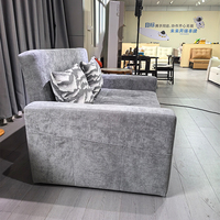 Sofá cama plegable moderno, muebles de apartamento, tapicería de tela, sala de estar, adecuado, cama plegable, sofá cama de almacenamiento