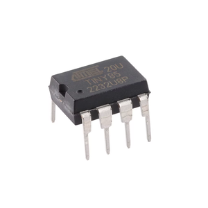 ไมโครคอนโทรลเลอร์ Attiny85 MCU พร้อมแฟลชแบบตั้งโปรแกรมได้ภายในระบบ 2/4/8 บิต รุ่น ATTINY85-20PU - Product Image 1