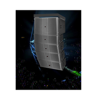 Système audio professionnel de scène, enceinte passive à double haut-parleur de 8 pouces en néodyme, 400W, alliage de titane, haute puissance
