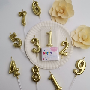 شموع أرقام عيد الميلاد بتصميم جديد مع شمع البارافين للحفلات وديكور المنزل للأعراس وعيد الميلاد - Product Image 6