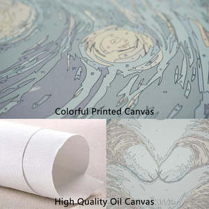 Dipinto Paesaggistico Fai-da-Te Huixishi, Affascinante Porto, Quadro su Tela con Cornice in Legno - Product Image 3