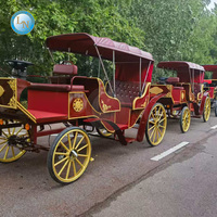 Chariot électrique à 4 roues électrique personnalisé de haute qualité et chariot tiré par des chevaux pour le mariage royal pour le tourisme à vendre