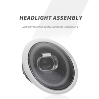 Nouvel ensemble de phares LED complets 12V 6000K homologués Emark 10000 Lumens pour Mini Cooper R50/R53/R52 Hatchback 2002-2006