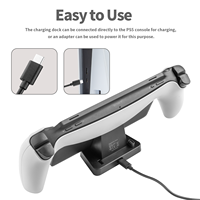 Base de charge POUR PS5 Portail Dock de charge portable Magnétique Type-C Streaming Chargeur de station d'accueil portable POUR PlayStation Portal