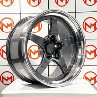 Jantes en alliage Maxtera forgées sur mesure GF3 style Open Lug pour voitures de tourisme Camaro Chevelle Mustang Corvette Dodge GT-R Supra