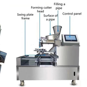 Manapua Pork Baozi que hace la máquina automática para hacer bollos rellenos al vapor Máquina para hacer bollos rellenos - Product Image 1