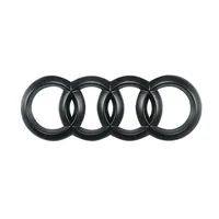 Emblema de Capó Delantero de Coche con 4 Anillos ABS, Logotipo de Capó, Logotipo Trasero para Audi A3 A6L A7 A1 A2 A8 A4 A5 Q3 Q5 Q7 Q8 Q2L TT Q6 RS3 RS4 RS5 RS6