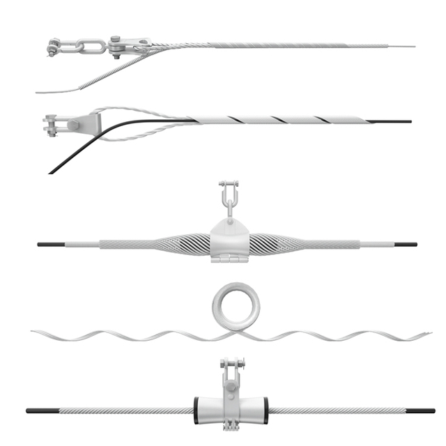 Preformed Tension Set OPGW ADSS Cable Installation Helical Tension Set for ADSS 10 Support CN;GUA FEIBOER or OEM