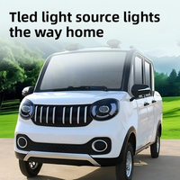 Nouveau véhicule utilitaire électrique à quatre roues, modèle entièrement fermé, double usage (transport de marchandises et livraison)