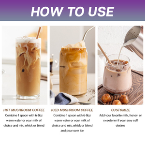 กาแฟสำเร็จรูปคอลลาเจนเห็ดรวมถึง Chaga สำหรับการมุ่งเน้นทางจิตใจการเพิ่มกาแฟบวกข้อต่อผมและการสนับสนุนสุขภาพผิว - Product Image 5