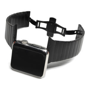 Correa de acero inoxidable para Iwatch Series 7, 8, Se, 5, 49mm, 45mm, 40mm, pulsera de eslabones de mariposa para <span class=keywords><strong>Apple</strong></span> <span class=keywords><strong>Watch</strong></span>, bandas de reloj Ultra Metal - Product Image 2